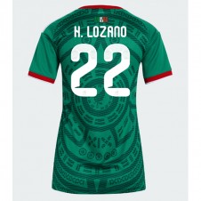 Mexico Hirving Lozano #22 Hjemmedrakt Kvinner VM 2026 Kortermet